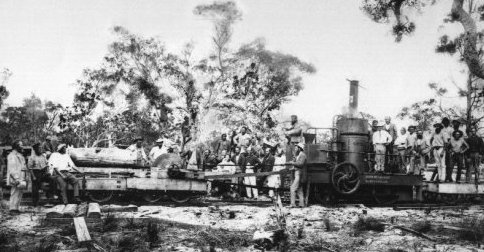 picture of the original Mary Ann steam Locomotive